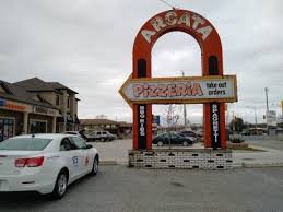 Photo of current arcata sign